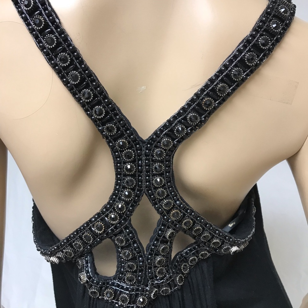 Sky brand mini dress or tunic black size large